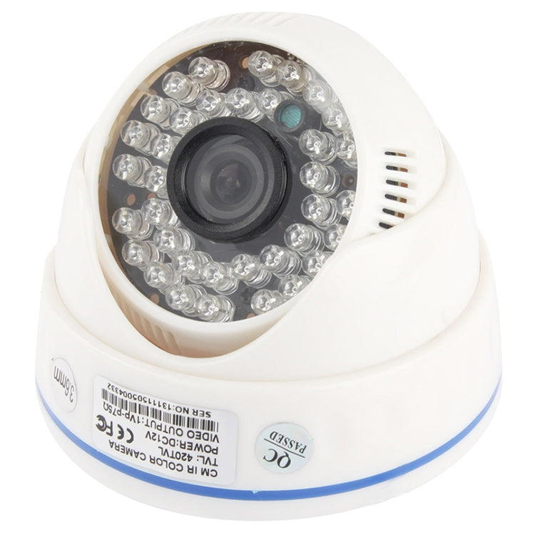CMOS 420TVL 3.6mm Lens ABS Material Color Infrared Camera with 36 LED, IR Distance: 20m, CMOS CMOS 420TVL 3.6mm Lens ABS Material Color Infrared Camera with 36 LED, IR Distance: 20m, CMOS